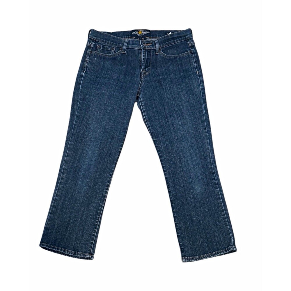 Lucky Brand Women’s Blue Denim Straight Leg Jeans size 4 (27x28)